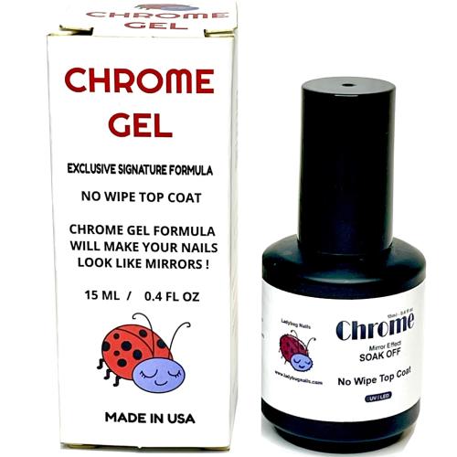 CHROME BASE - NON WIPE BASE/TOP COAT FOR UV & LED EXCLUSIVE SIGNATURE FORMULA