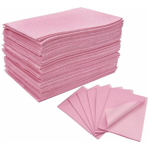 PINK PAPER TABLE MAT PAD - 125 PCS