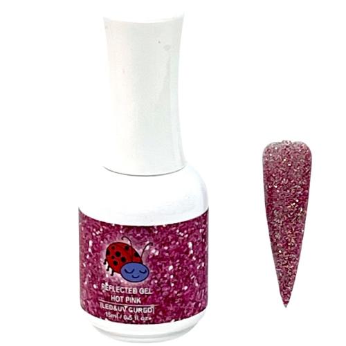 REFLECTIVE GEL # 34 - HOT PINK