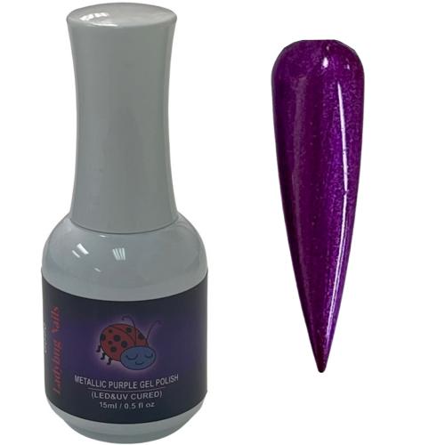 METALLIC PURPLE GEL POLISH