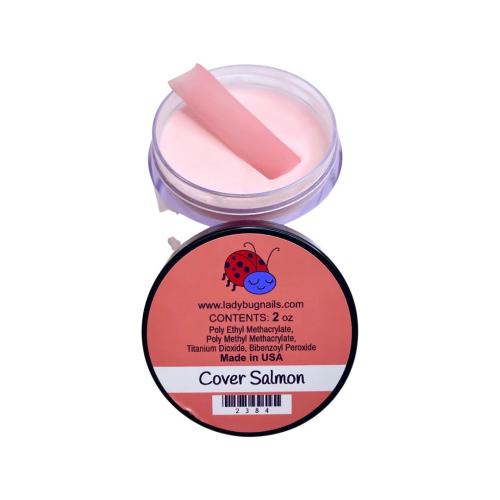 LadyBug Cover Salmon Acrylic Powder 2 Oz