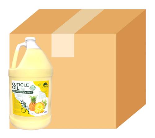  Cuticle Oil - Yellow Pineapple - Case of 4 GALLONS/CASE