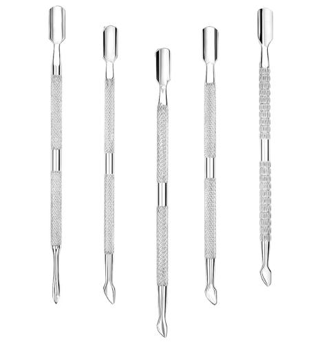 Straight Stainless steel Manicure Cuticle Pusher 24 pcs 