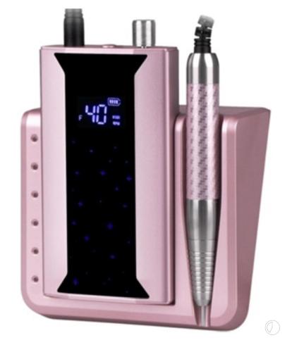 Professional Nail Drill - 40,000 RPM Rechargeable, Portable 