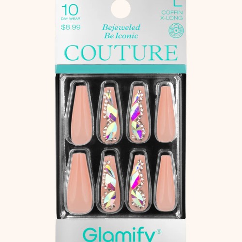 Nail Tip COFFIN X-LONG  Up To 10 Day Nail Wear